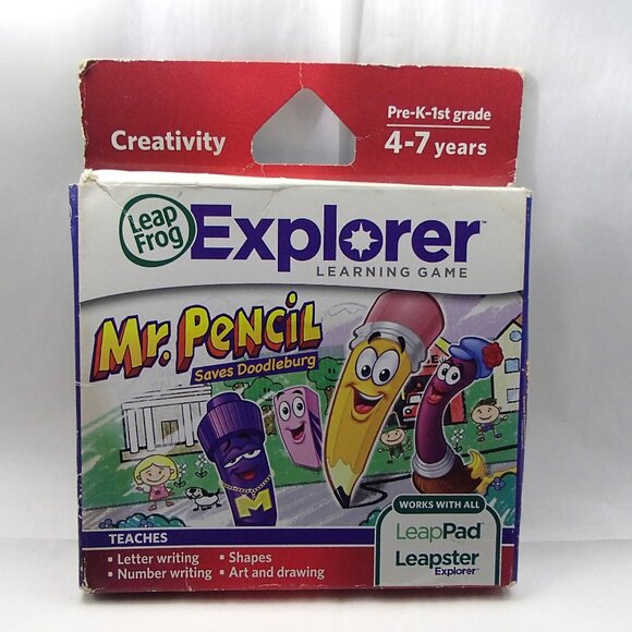 LeapFrog Mr. Pencil Saves Doodleburg Learning Game LeapPad Tablets and Leapster - Picture 1 of 4